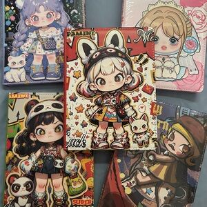 New Colored Notebooks Dora/Molly/Skullpanda